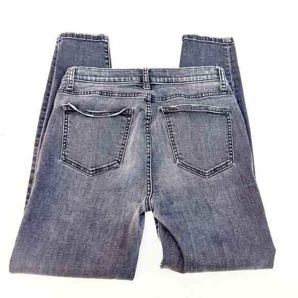 Current Elliott Skinny Jeans Charcoal Denim Jeans Zip Fly Size 28 - Picture 5 of 9